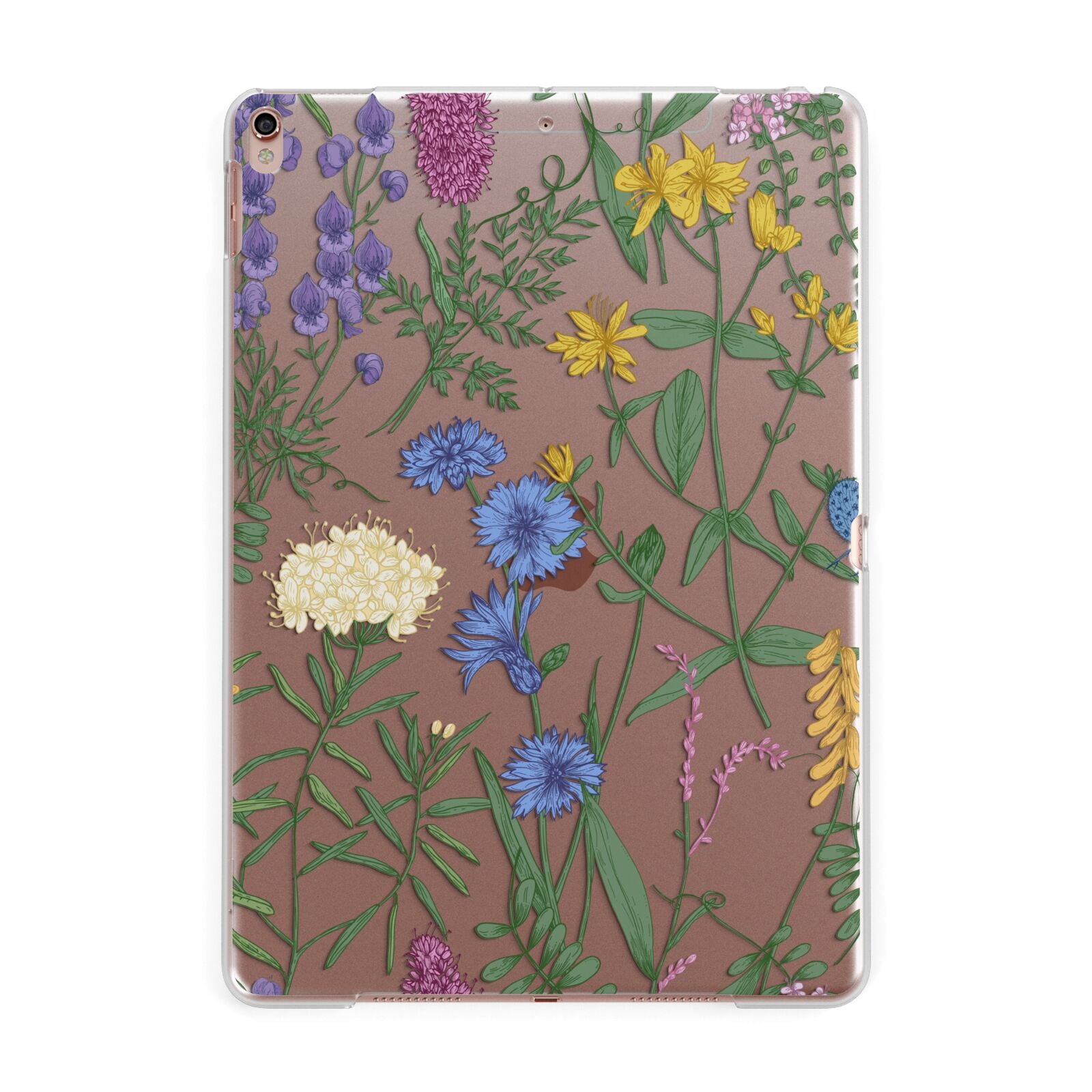 Garden Florals Apple iPad Rose Gold Case