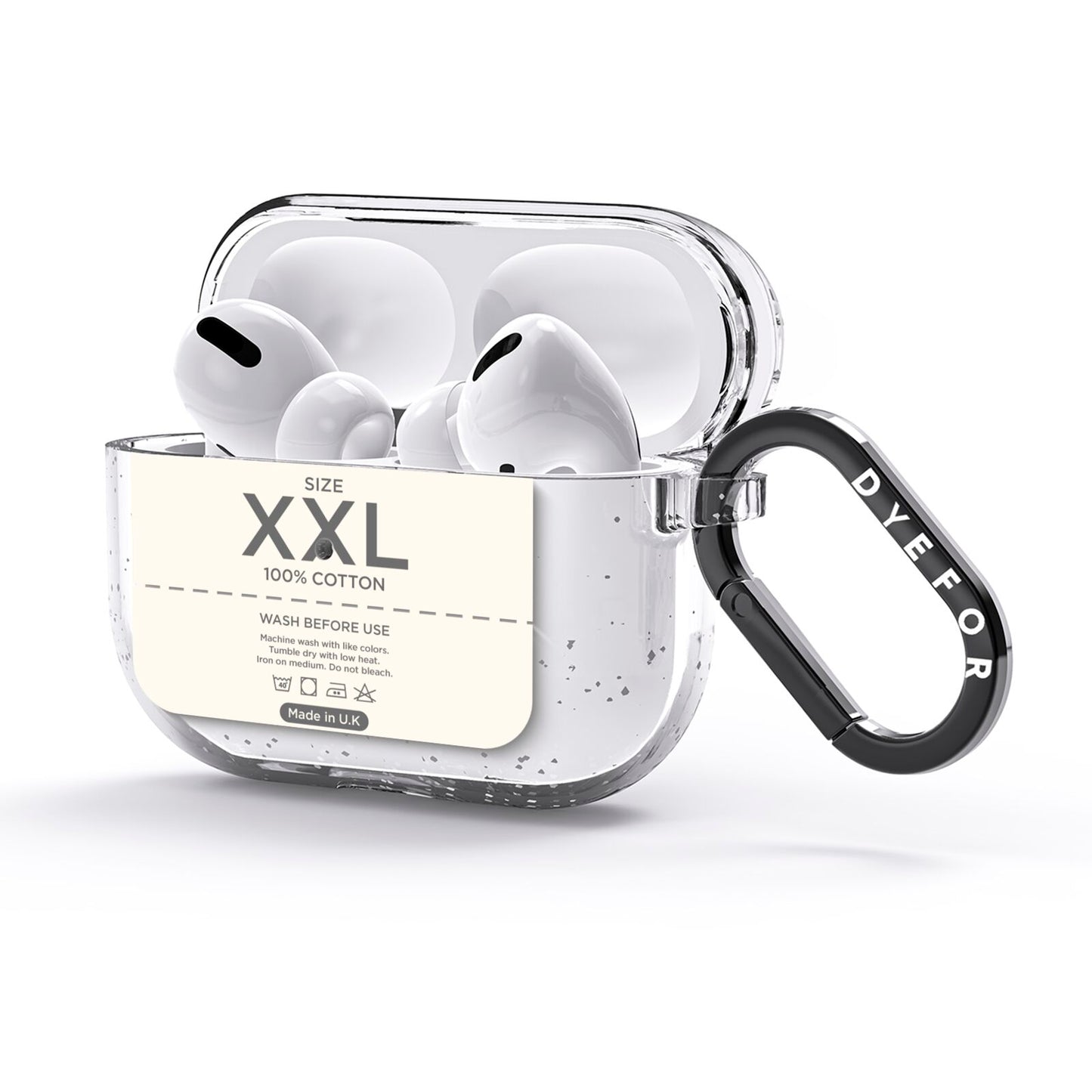 Garment Label AirPods Glitter Case 3rd Gen Side Image