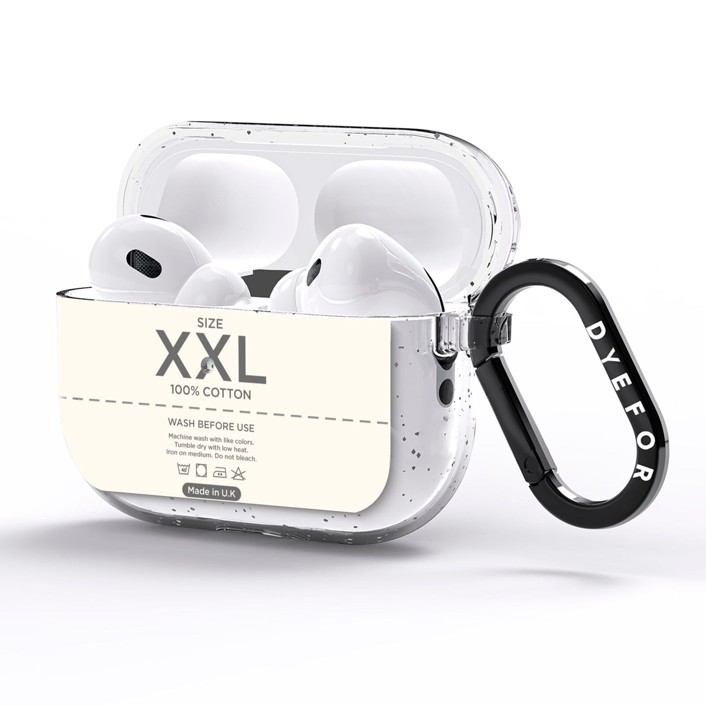 Garment Label AirPods Pro Glitter Case Side Image