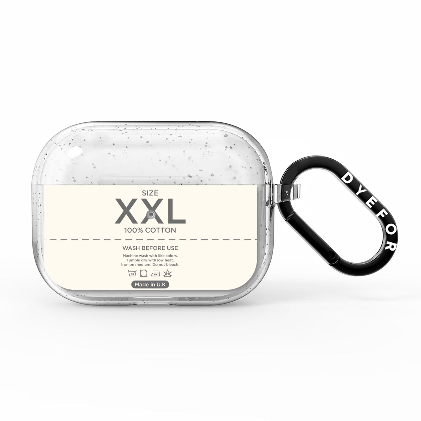 Garment Label AirPods Pro Glitter Case