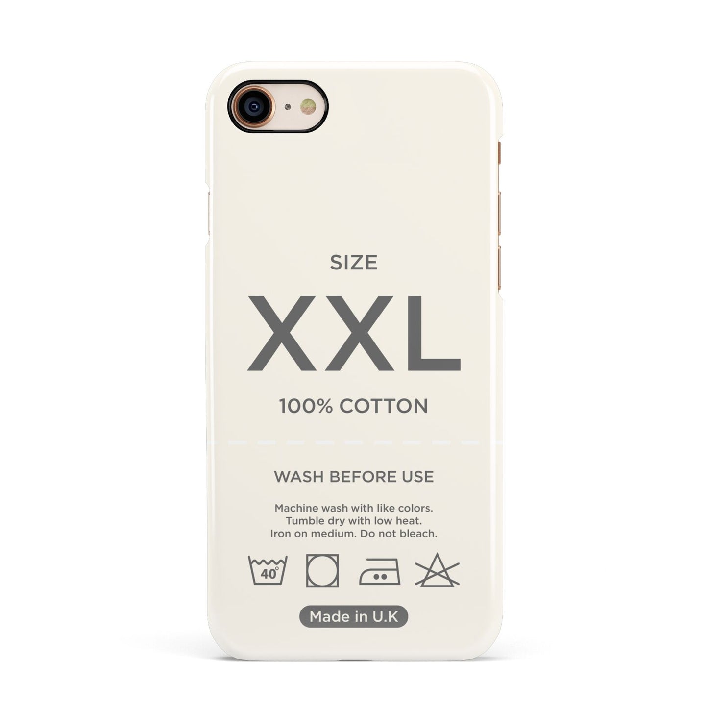 Garment Label Apple iPhone 7 8 3D Snap Case