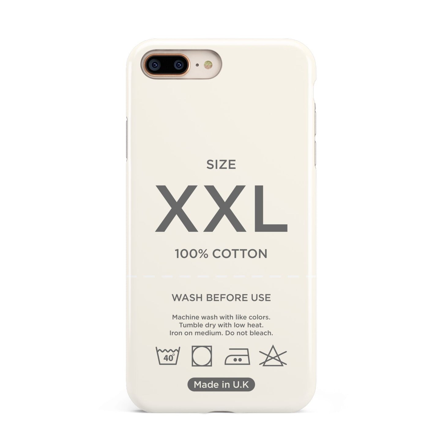 Garment Label Apple iPhone 7 8 Plus 3D Tough Case