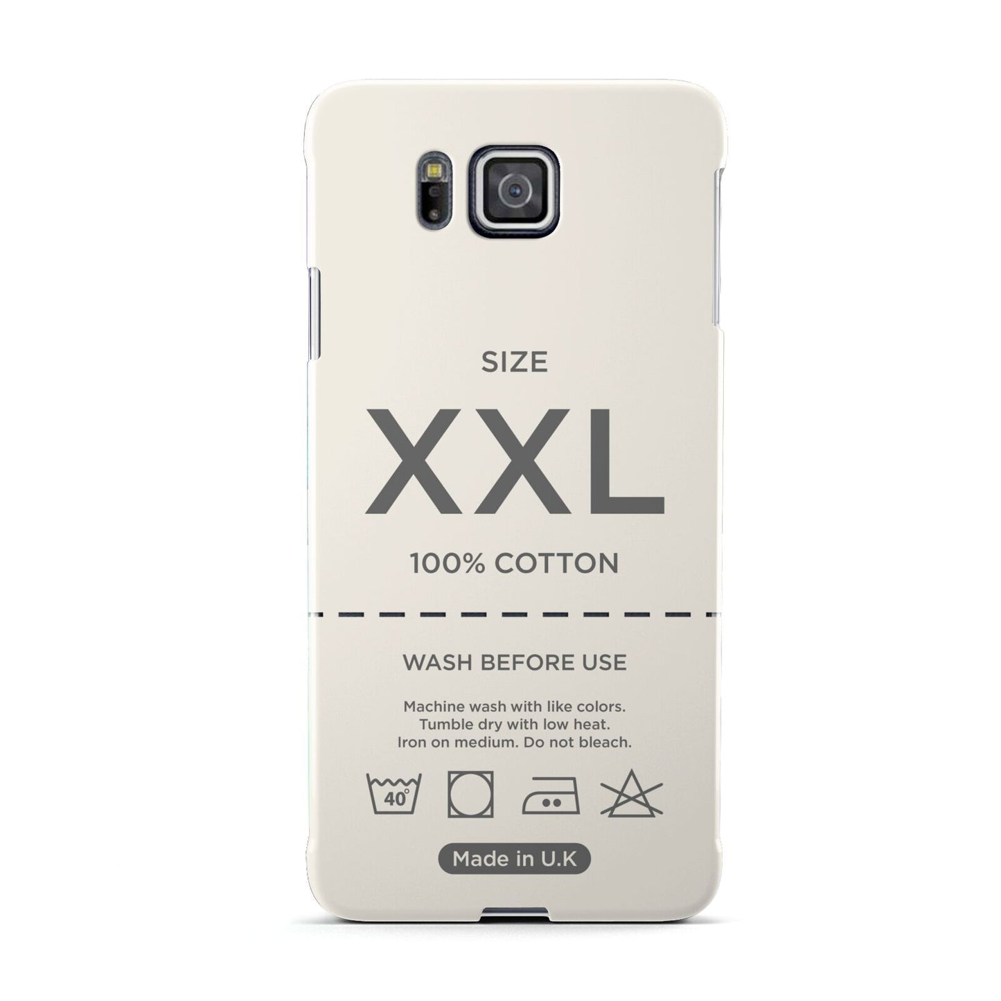 Garment Label Samsung Galaxy Alpha Case