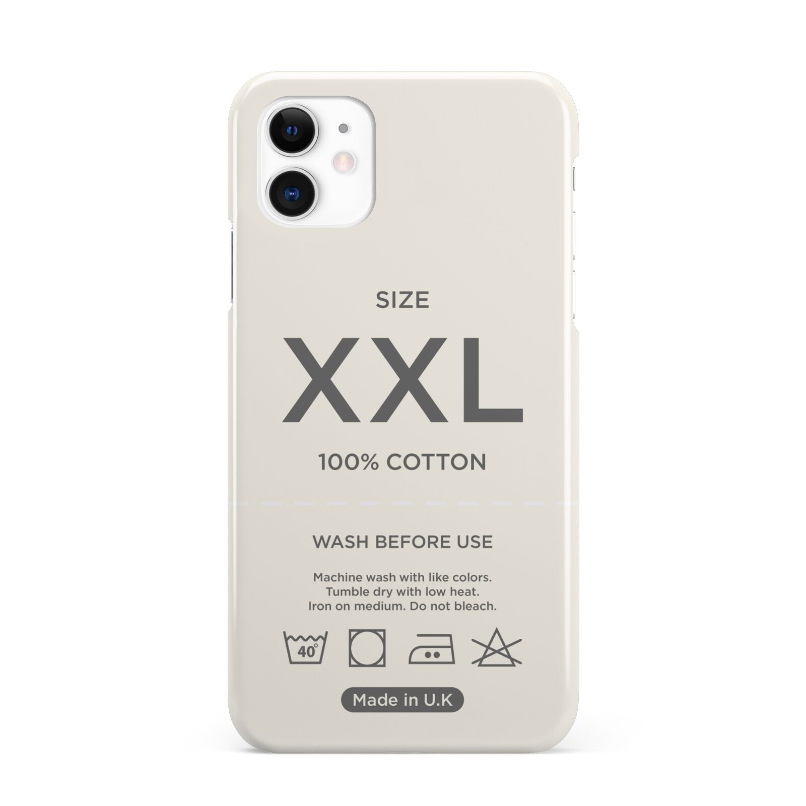 Garment Label iPhone 11 3D Snap Case