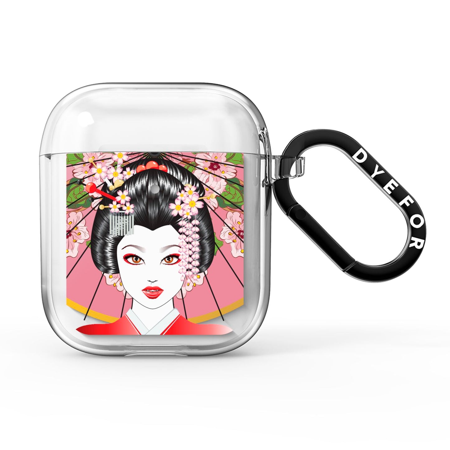 Geisha Girl AirPods Clear Case