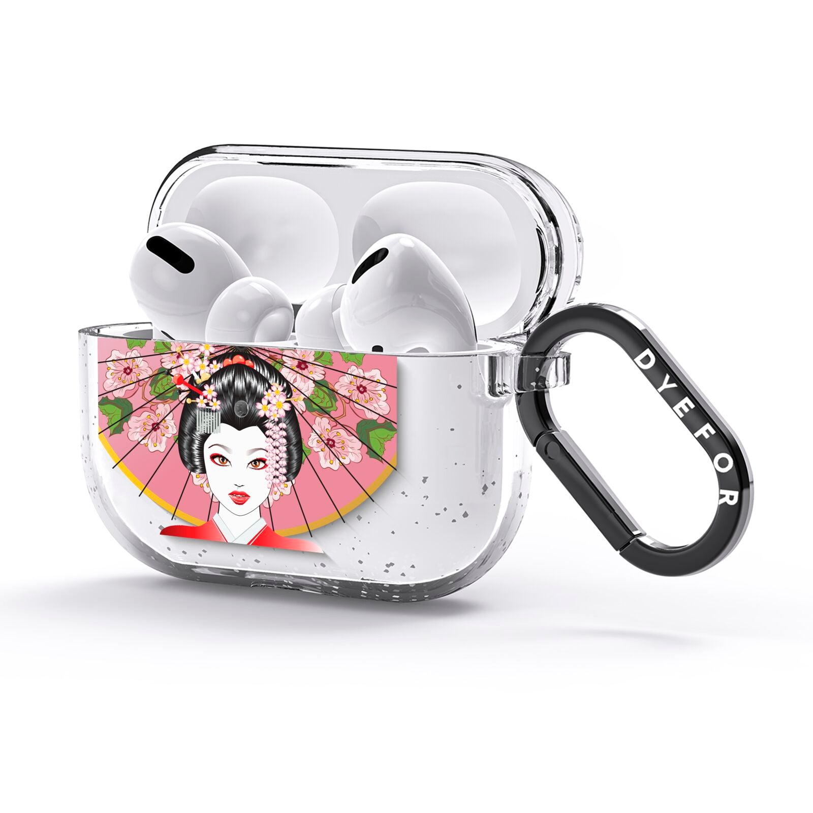 Geisha Girl AirPods Glitter Case 3rd Gen Side Image