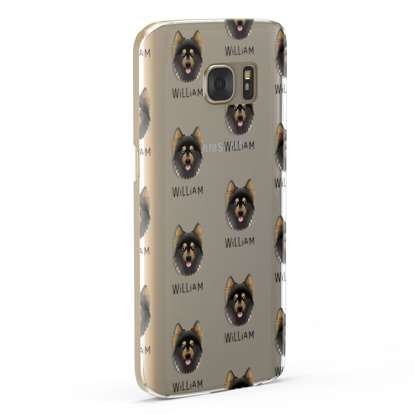 Gerberian Shepsky Icon with Name Samsung Galaxy Case Fourty Five Degrees