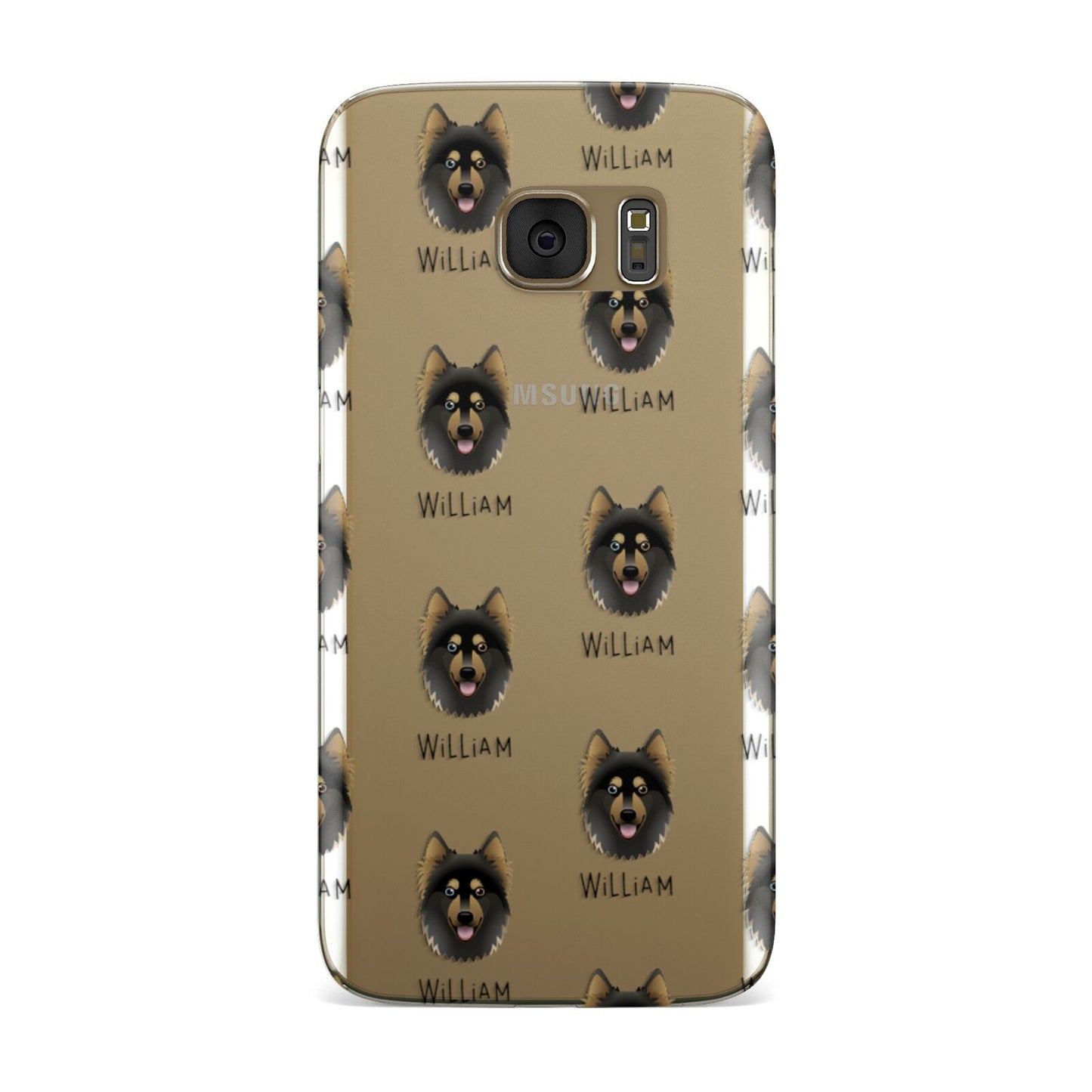 Gerberian Shepsky Icon with Name Samsung Galaxy Case