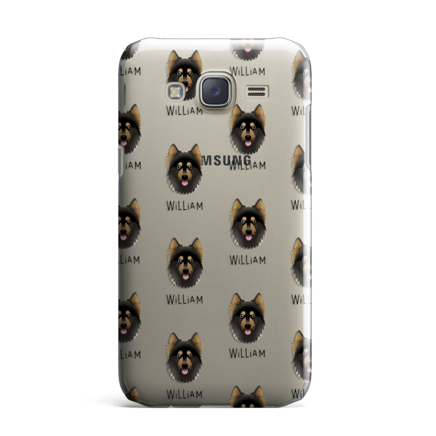 Gerberian Shepsky Icon with Name Samsung Galaxy J7 Case