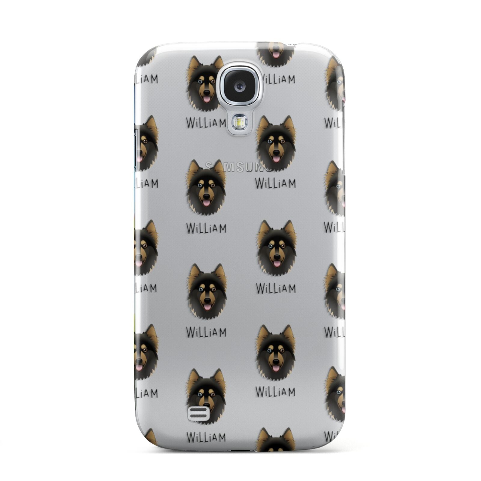 Gerberian Shepsky Icon with Name Samsung Galaxy S4 Case