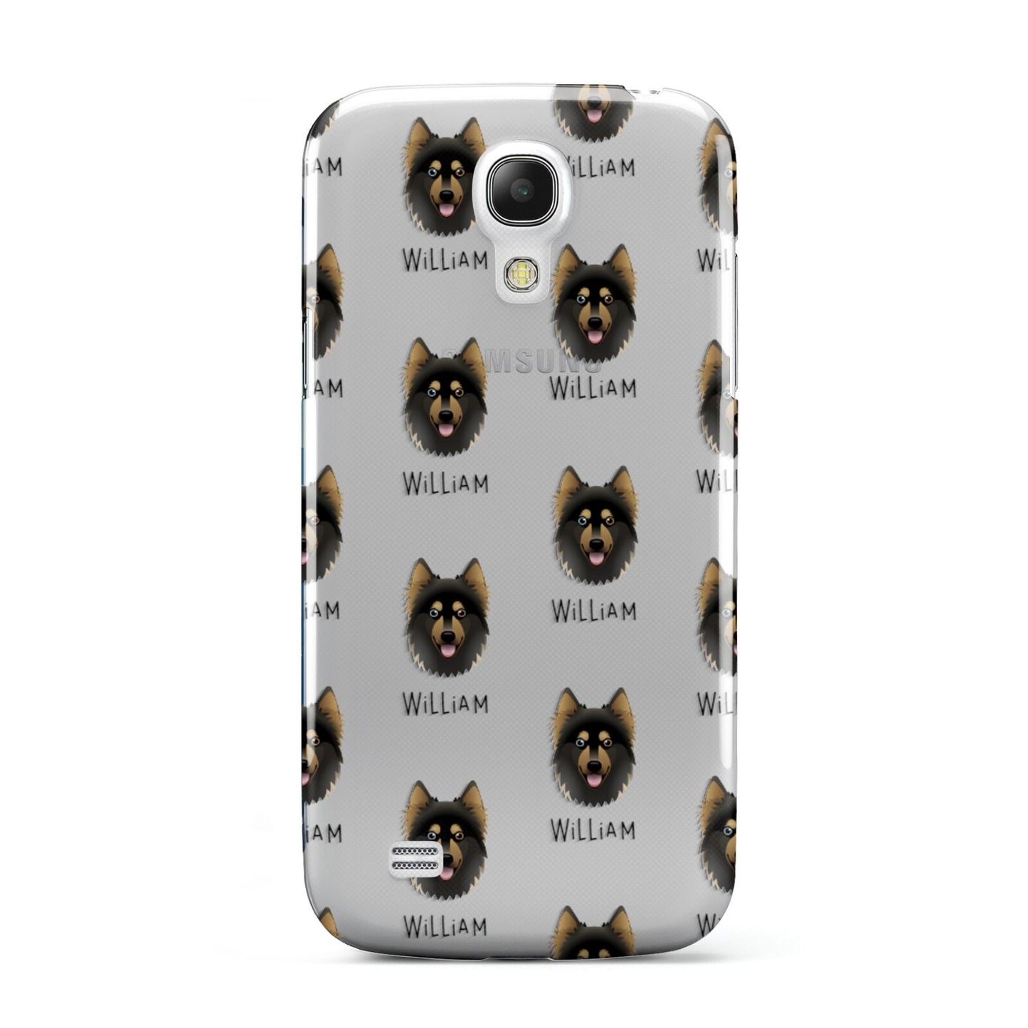 Gerberian Shepsky Icon with Name Samsung Galaxy S4 Mini Case