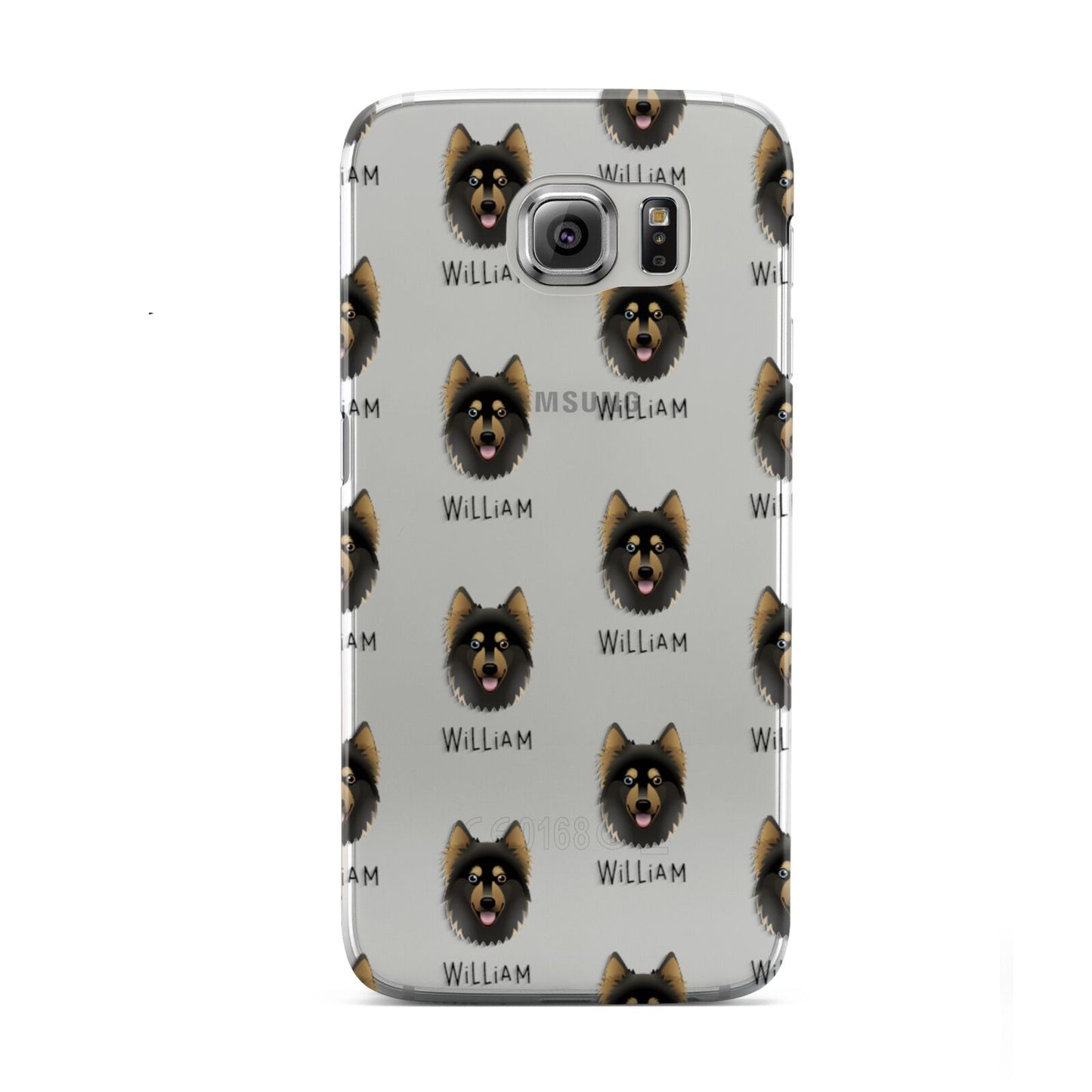 Gerberian Shepsky Icon with Name Samsung Galaxy S6 Case