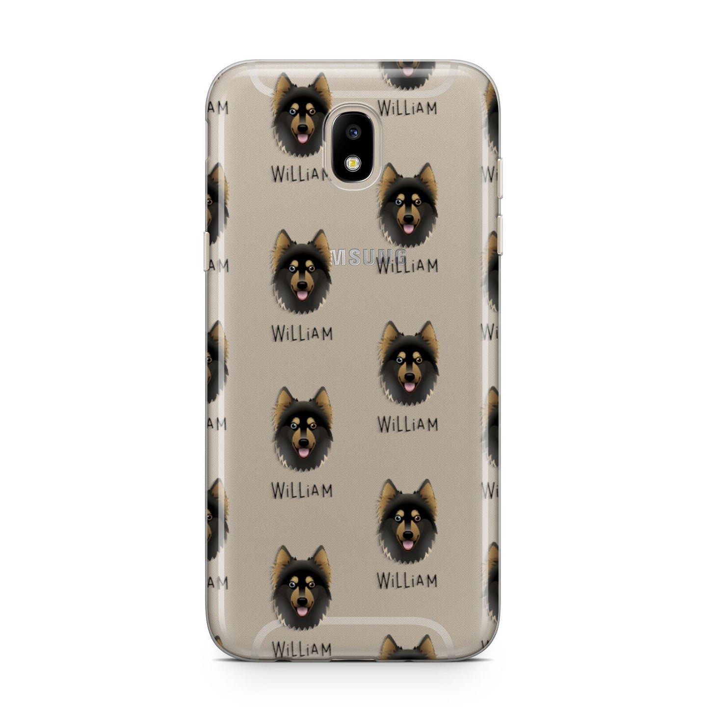 Gerberian Shepsky Icon with Name Samsung J5 2017 Case