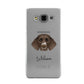 German Longhaired Pointer Personalised Samsung Galaxy A3 Case
