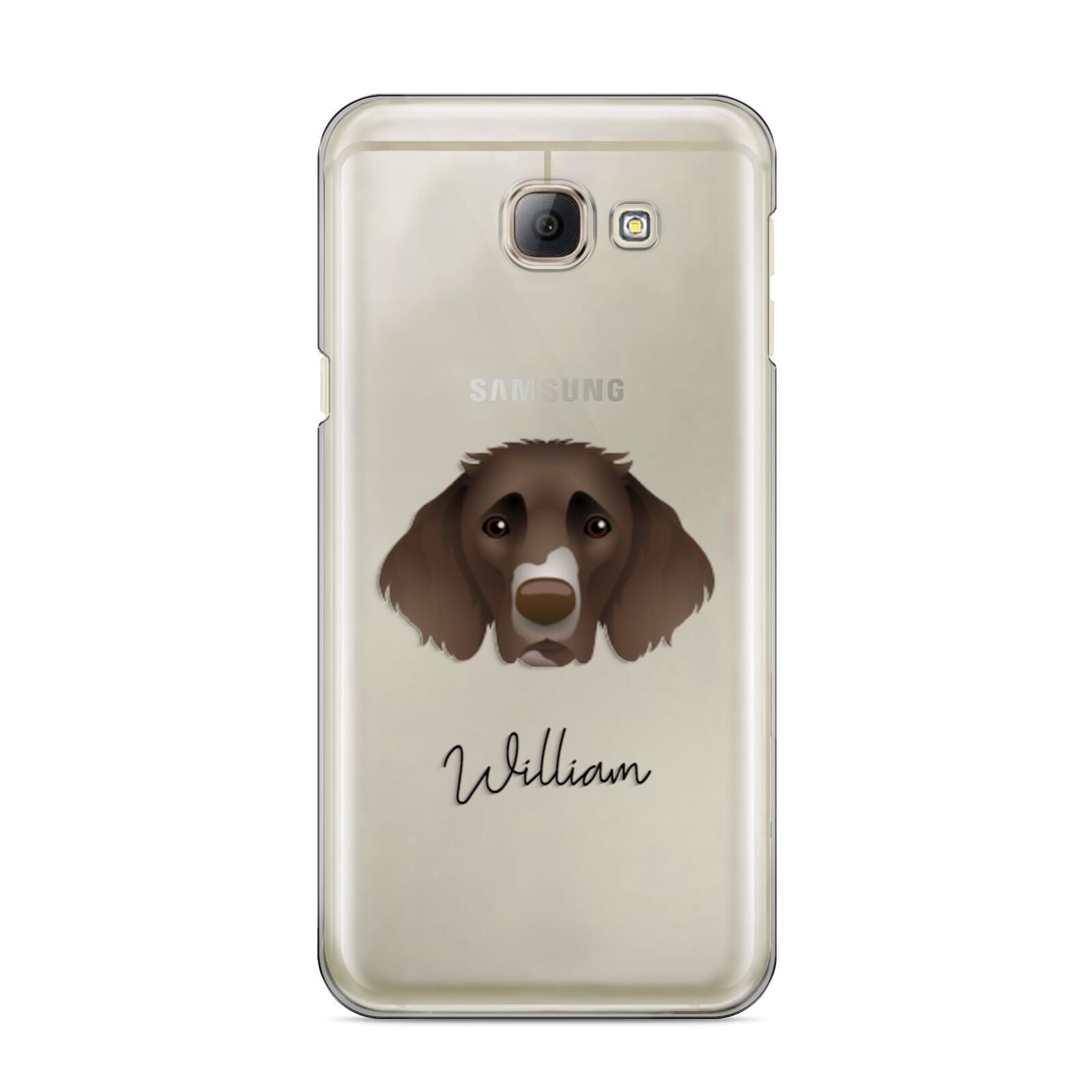 German Longhaired Pointer Personalised Samsung Galaxy A8 2016 Case