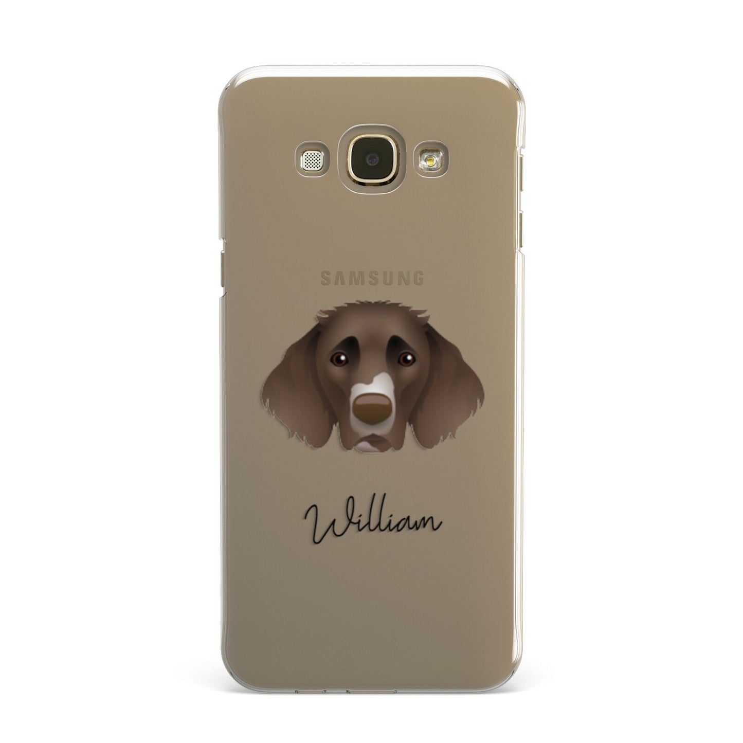 German Longhaired Pointer Personalised Samsung Galaxy A8 Case