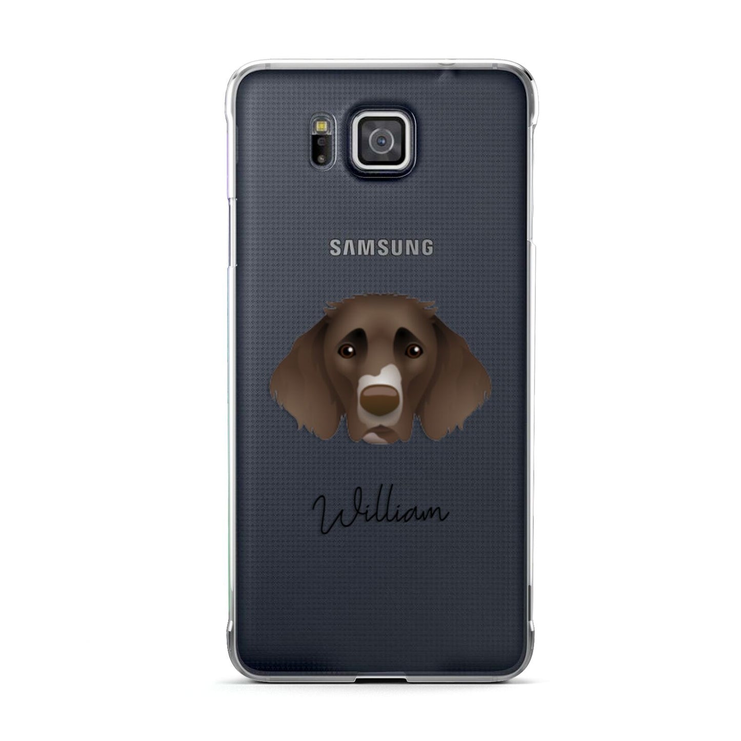 German Longhaired Pointer Personalised Samsung Galaxy Alpha Case