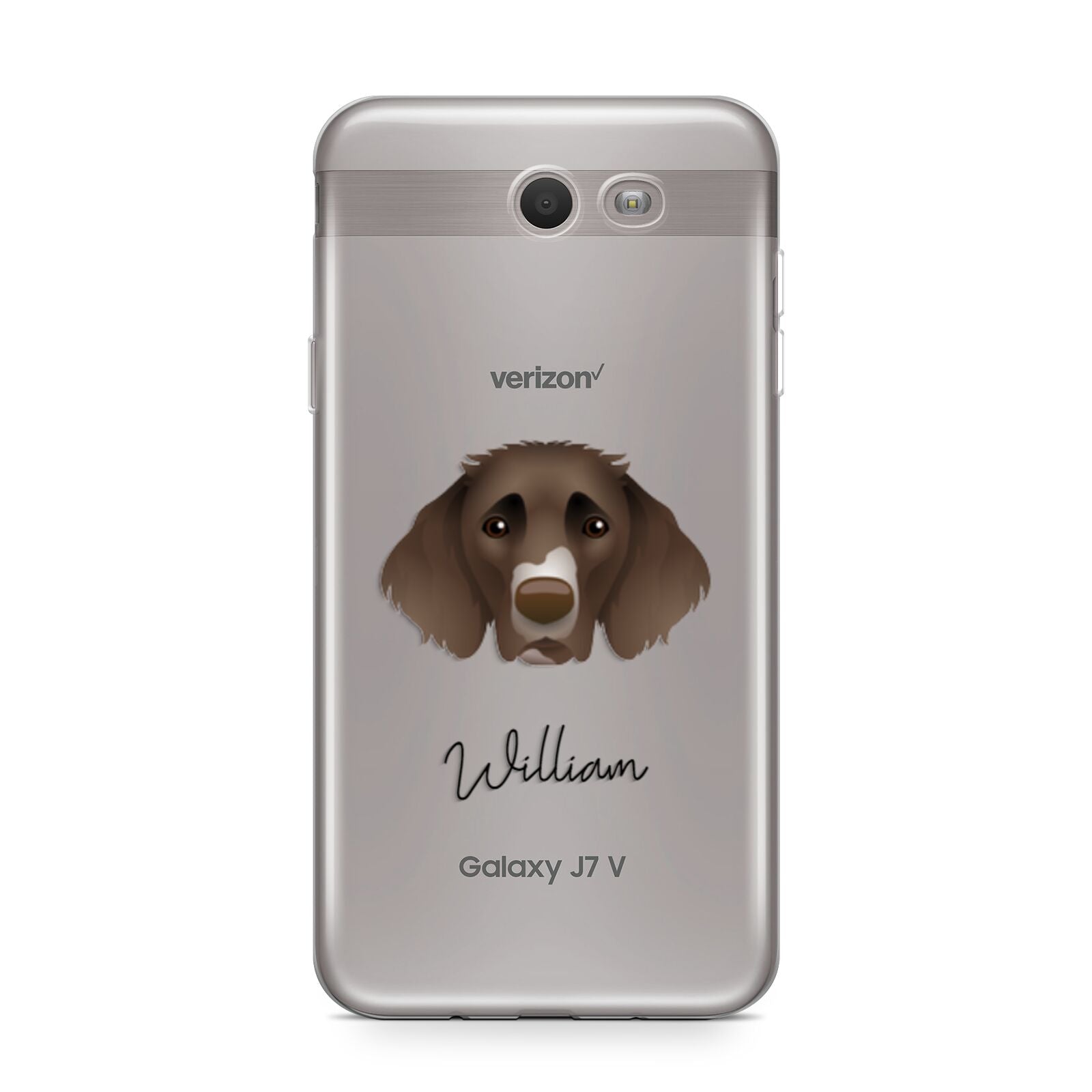 German Longhaired Pointer Personalised Samsung Galaxy J7 2017 Case