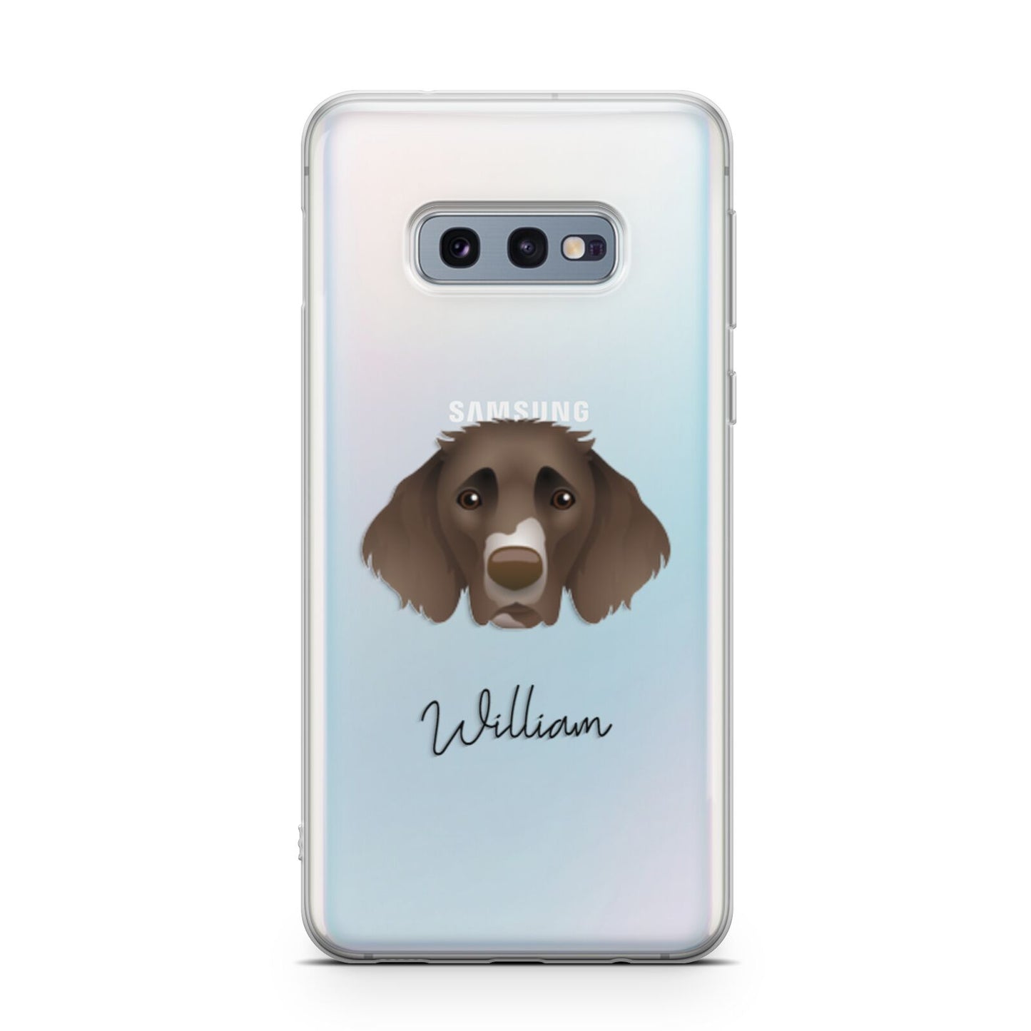 German Longhaired Pointer Personalised Samsung Galaxy S10E Case