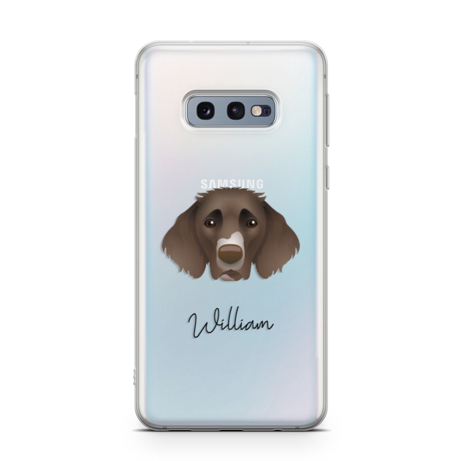 German Longhaired Pointer Personalised Samsung Galaxy S10E Case