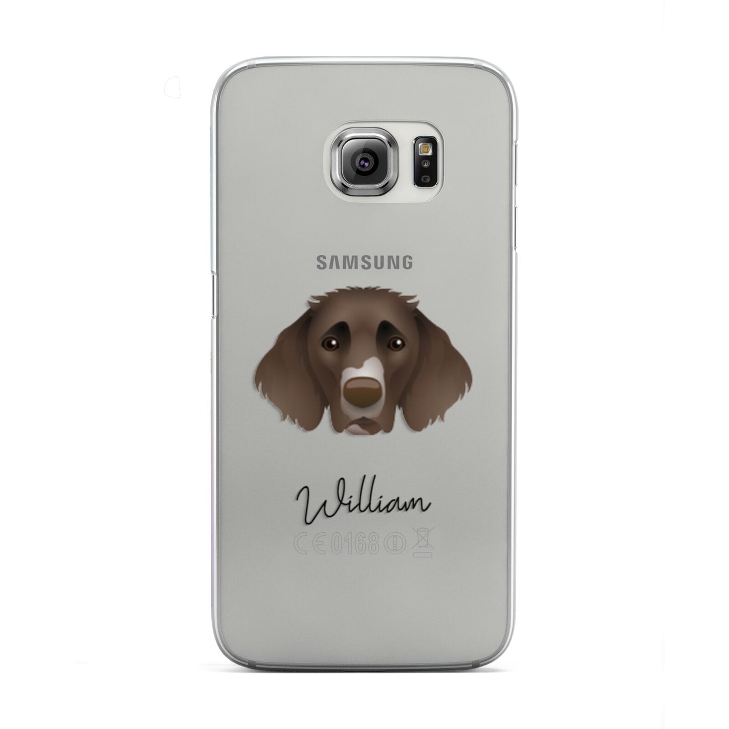 German Longhaired Pointer Personalised Samsung Galaxy S6 Edge Case