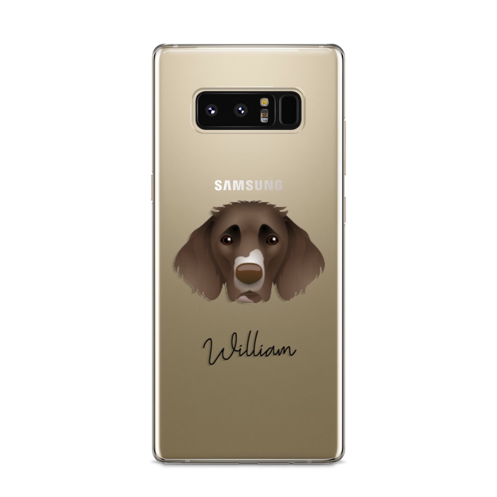 German Longhaired Pointer Personalised Samsung Galaxy S8 Case