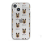 German Shepherd Icon with Name iPhone 13 Mini TPU Impact Case with White Edges