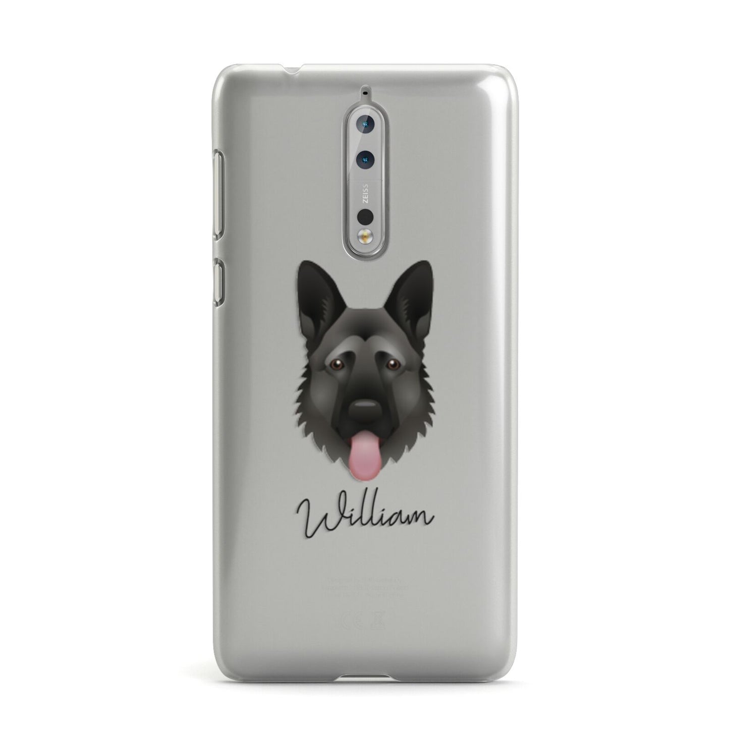 German Shepherd Personalised Nokia Case