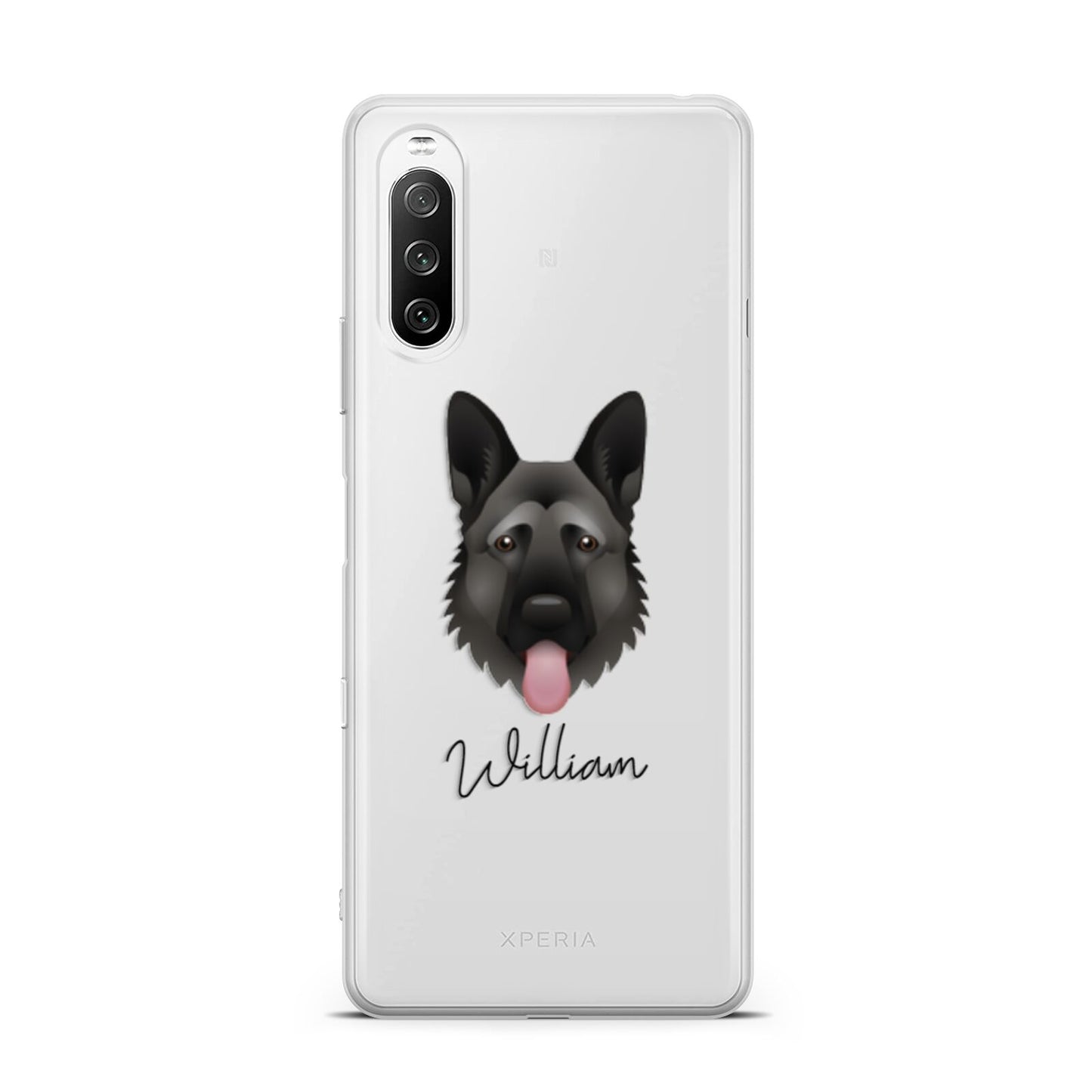 German Shepherd Personalised Sony Xperia 10 III Case