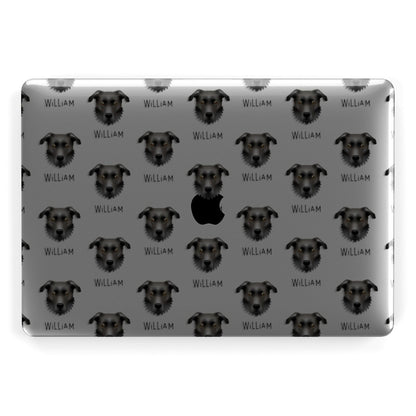 German Sheprador Icon with Name Apple MacBook Case