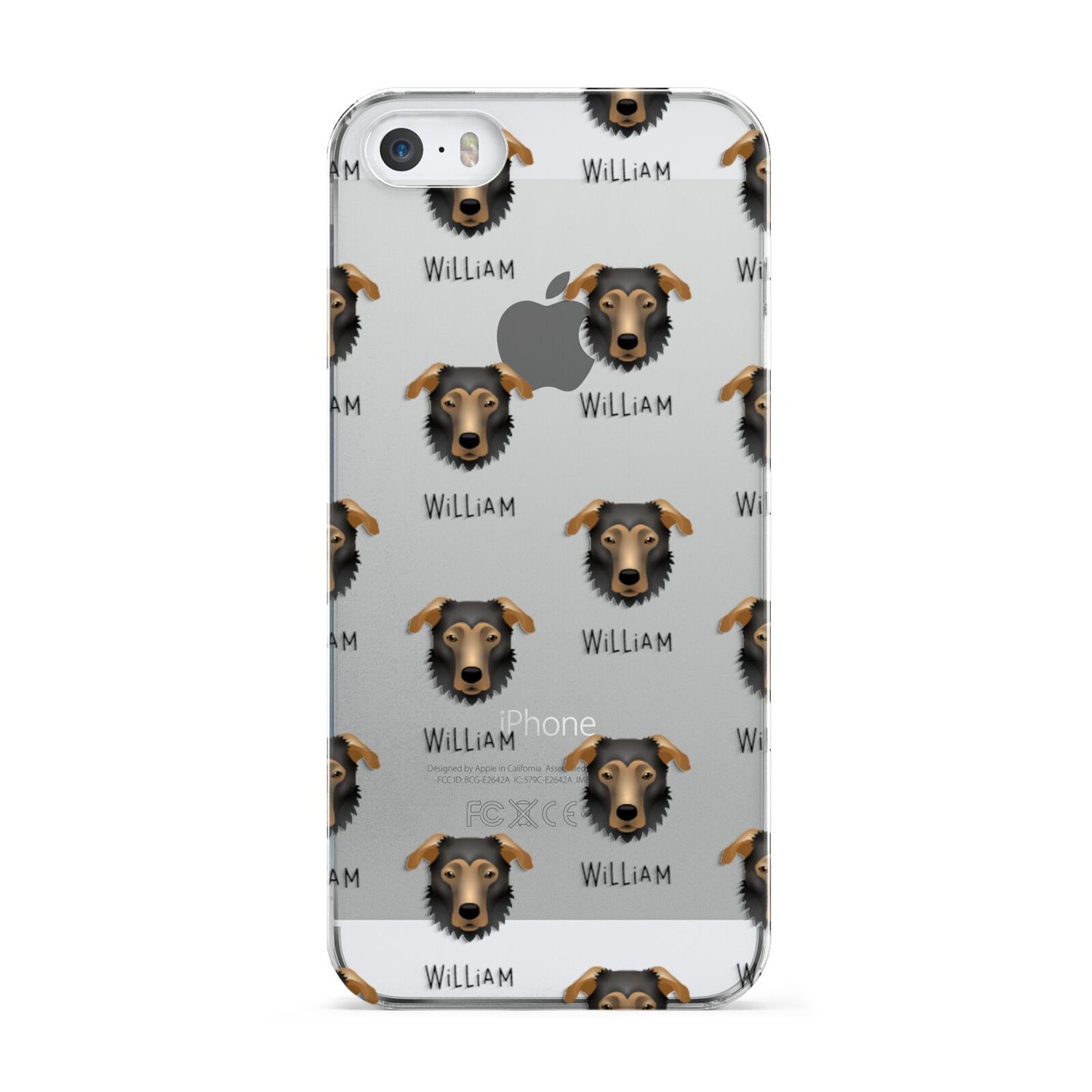 German Sheprador Icon with Name Apple iPhone 5 Case