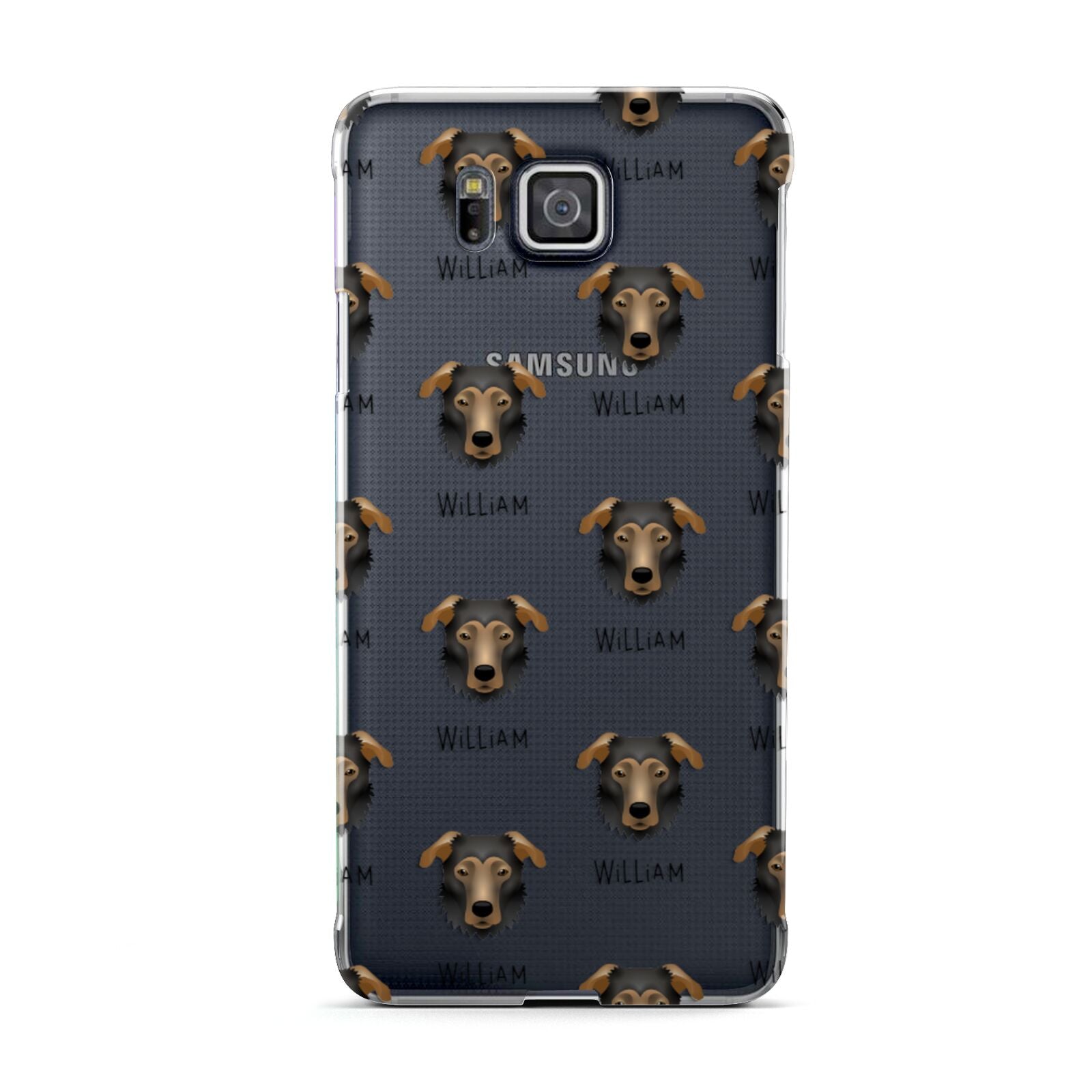 German Sheprador Icon with Name Samsung Galaxy Alpha Case