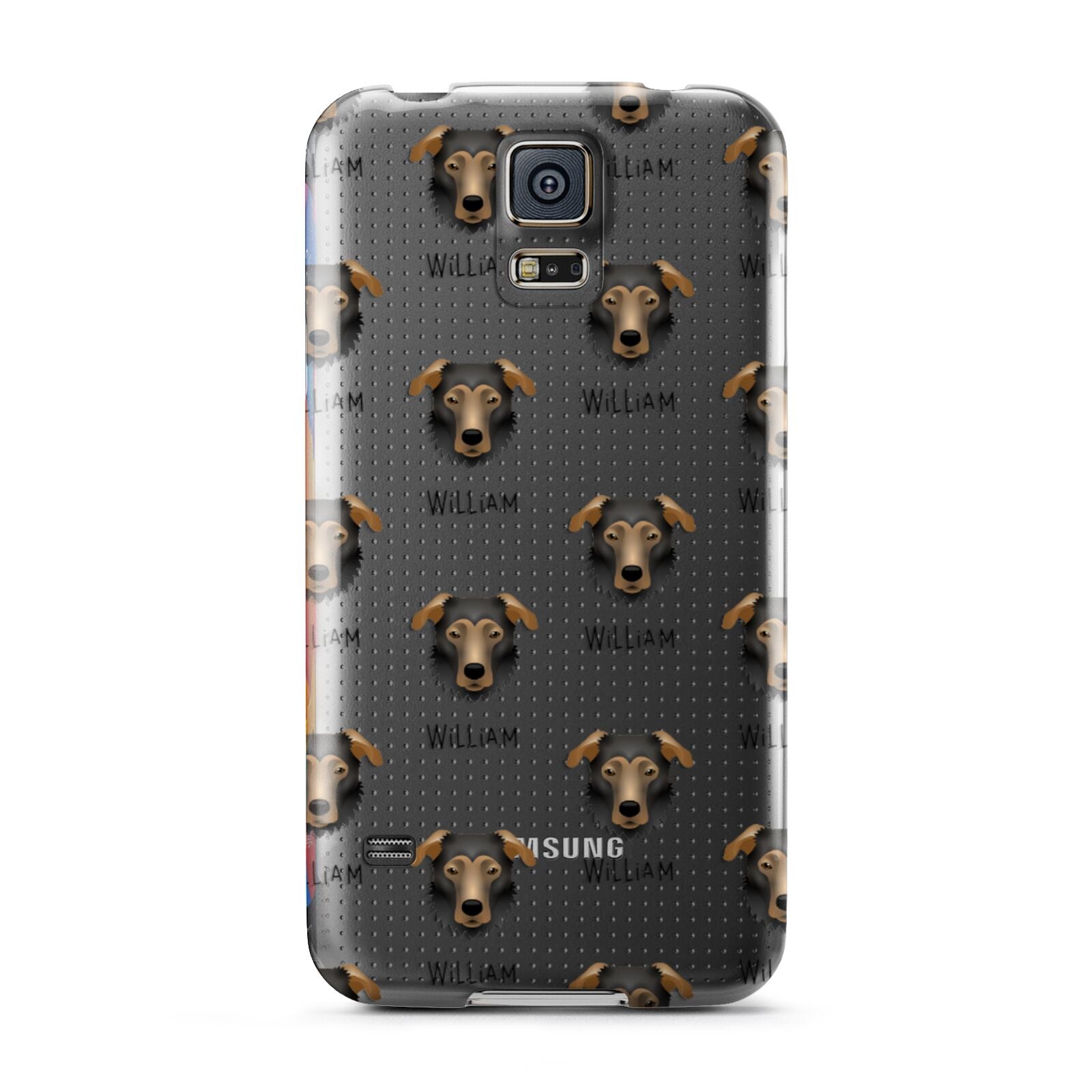 German Sheprador Icon with Name Samsung Galaxy S5 Case