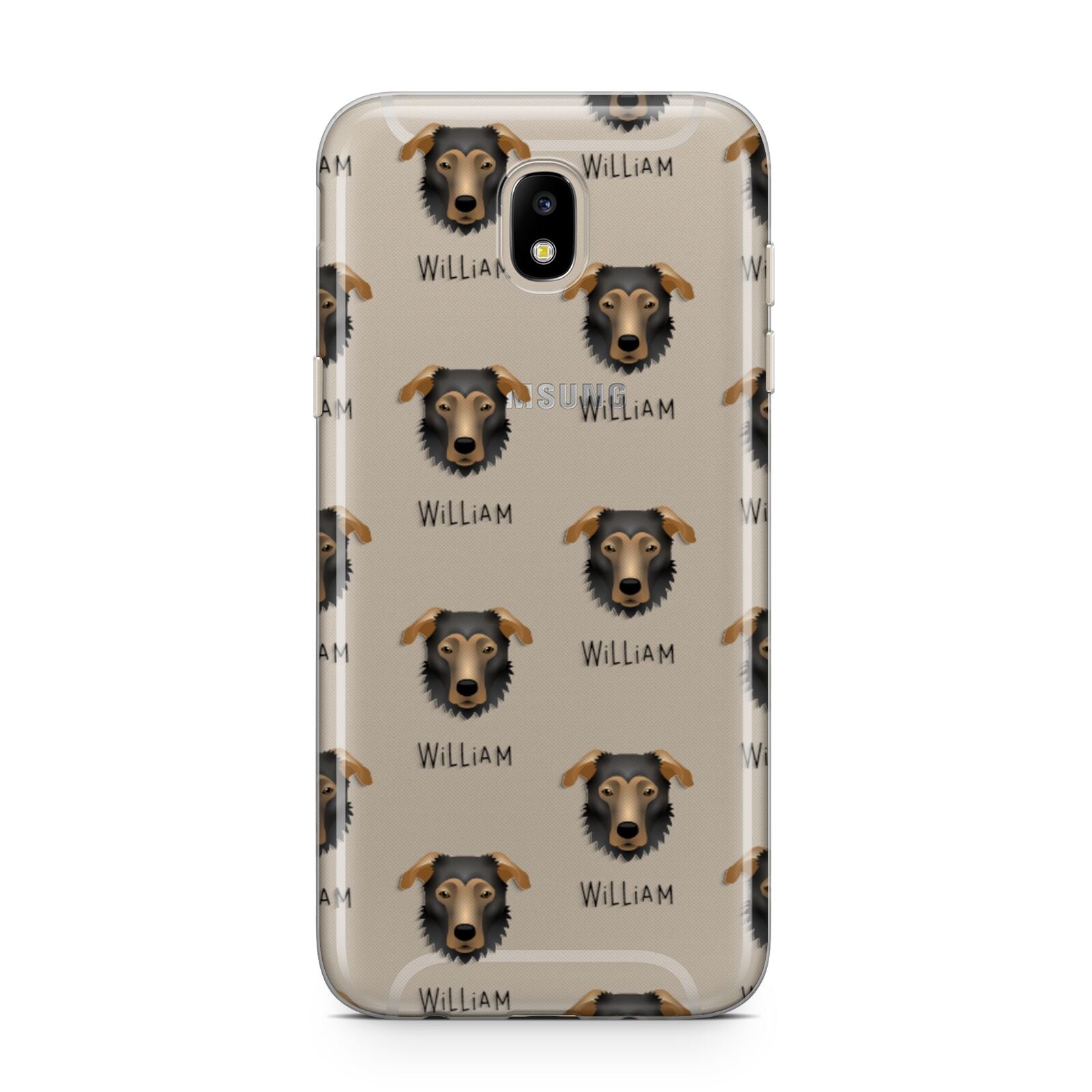 German Sheprador Icon with Name Samsung J5 2017 Case