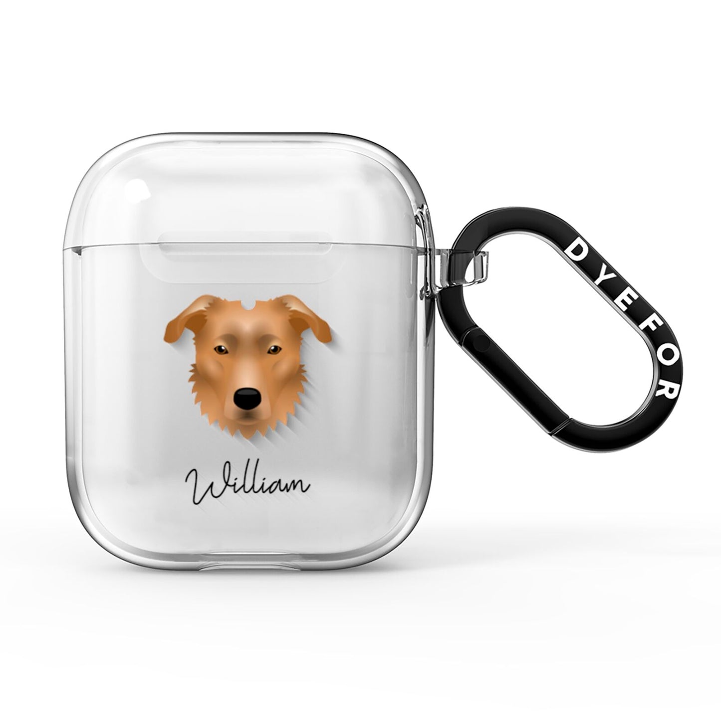 German Sheprador Personalised AirPods Clear Case