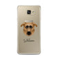 German Sheprador Personalised Samsung Galaxy A7 2016 Case on gold phone