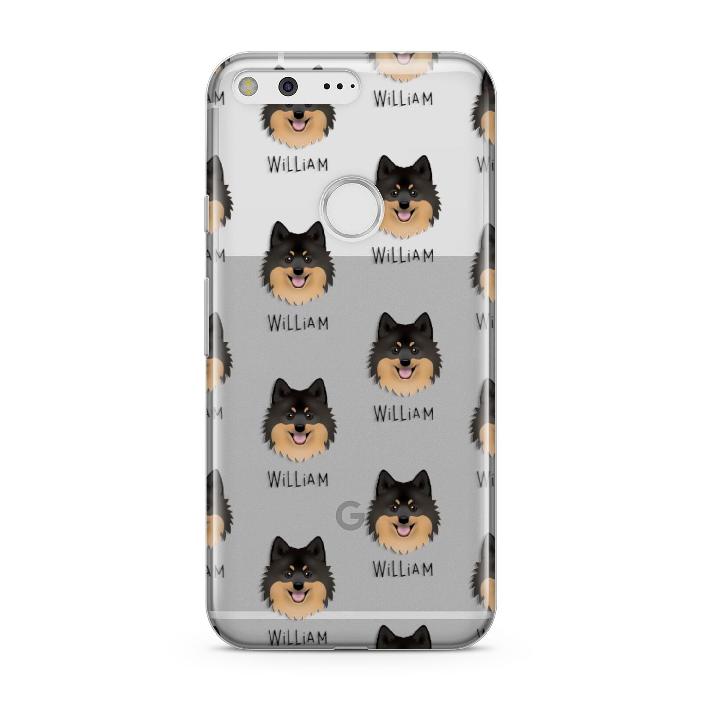 German Spitz Icon with Name Google Pixel Case