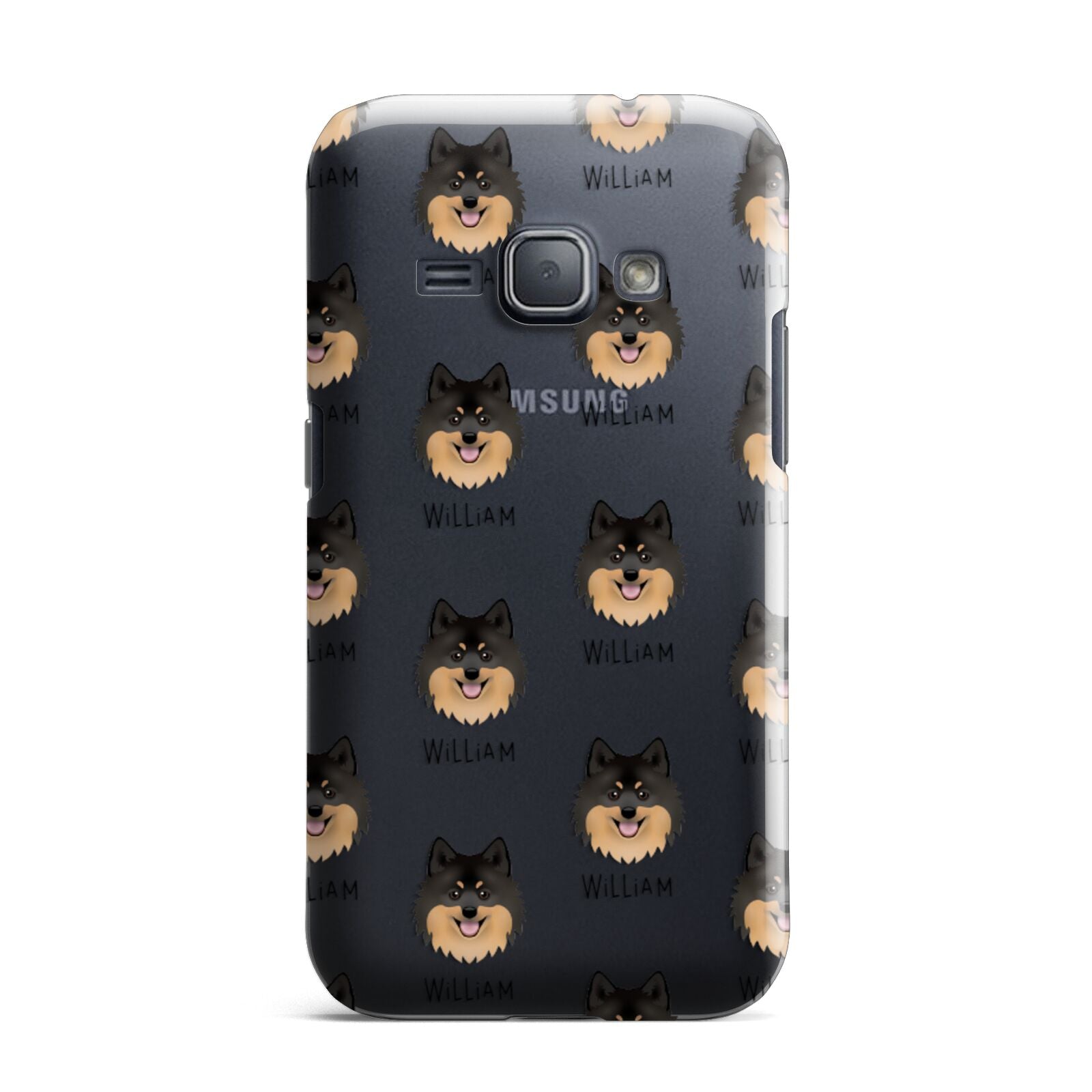 German Spitz Icon with Name Samsung Galaxy J1 2016 Case