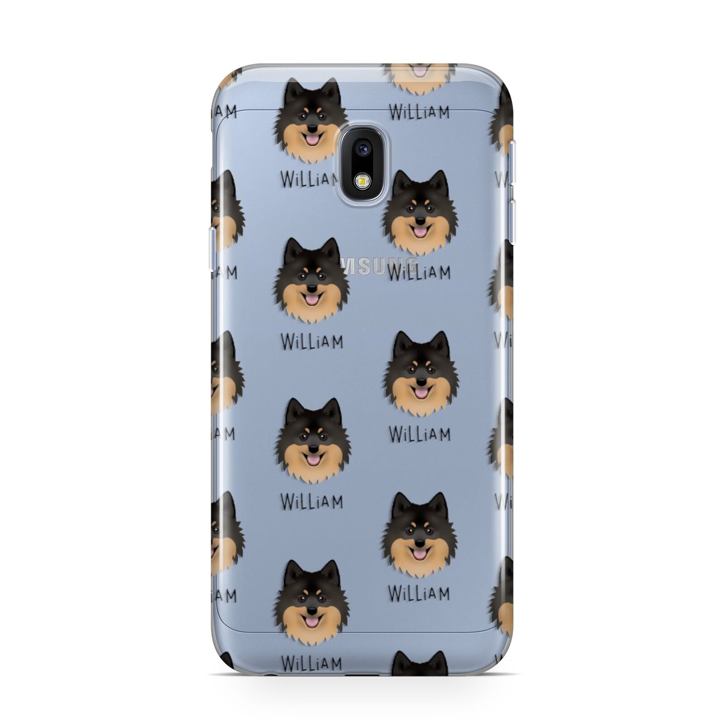 German Spitz Icon with Name Samsung Galaxy J3 2017 Case