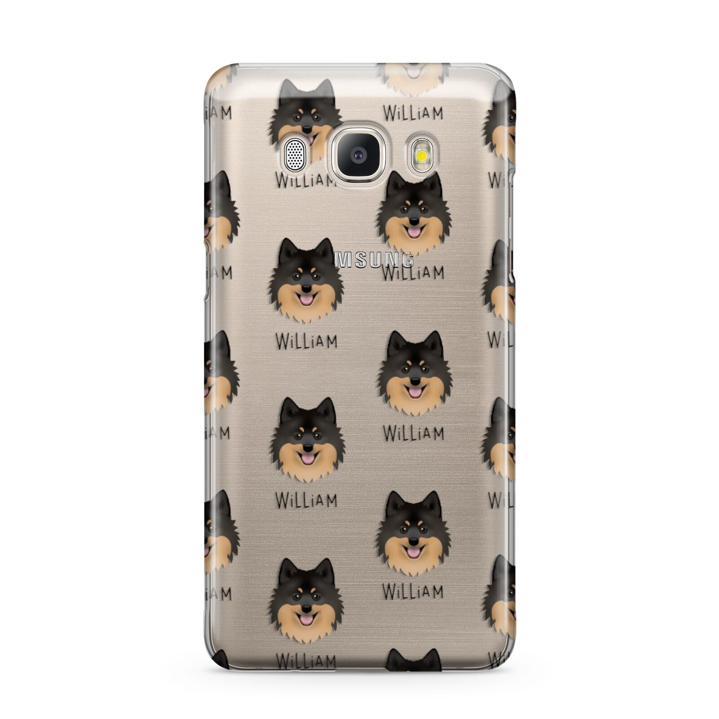 German Spitz Icon with Name Samsung Galaxy J5 2016 Case