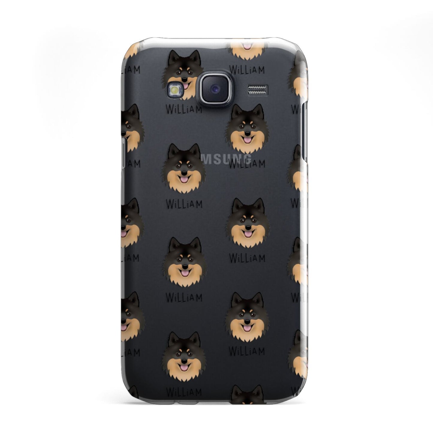 German Spitz Icon with Name Samsung Galaxy J5 Case