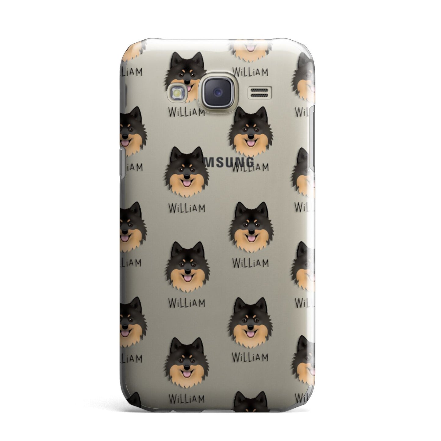 German Spitz Icon with Name Samsung Galaxy J7 Case