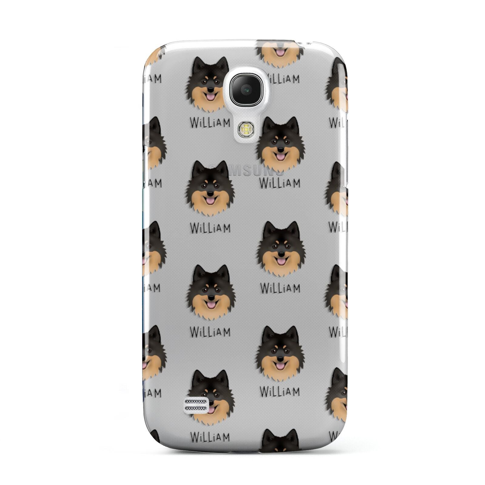 German Spitz Icon with Name Samsung Galaxy S4 Mini Case