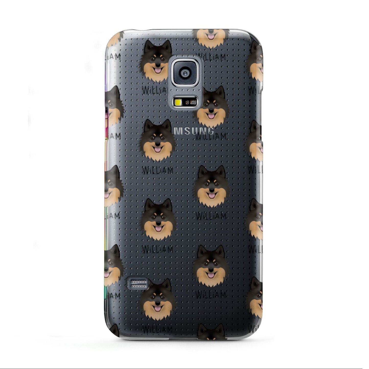 German Spitz Icon with Name Samsung Galaxy S5 Mini Case