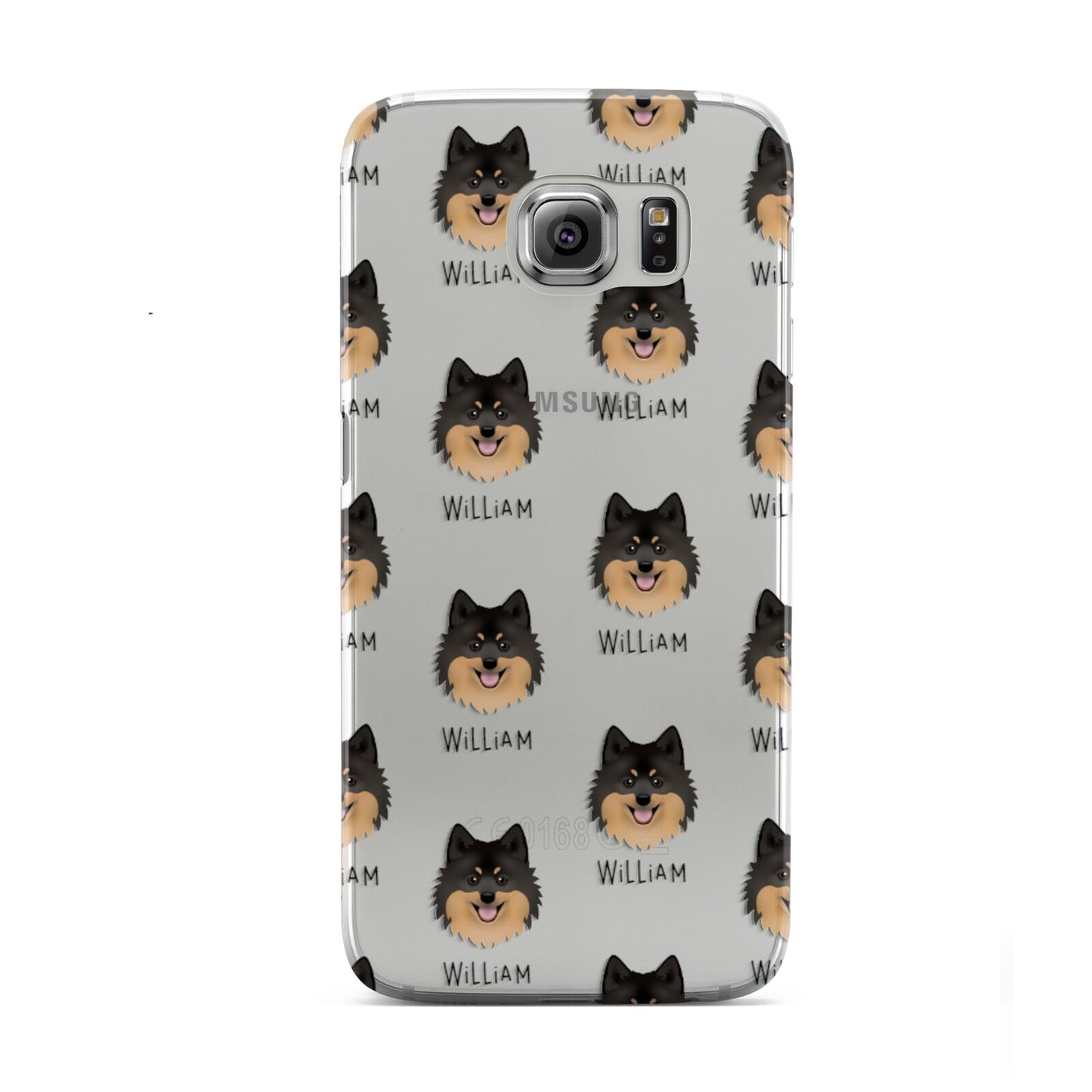 German Spitz Icon with Name Samsung Galaxy S6 Case