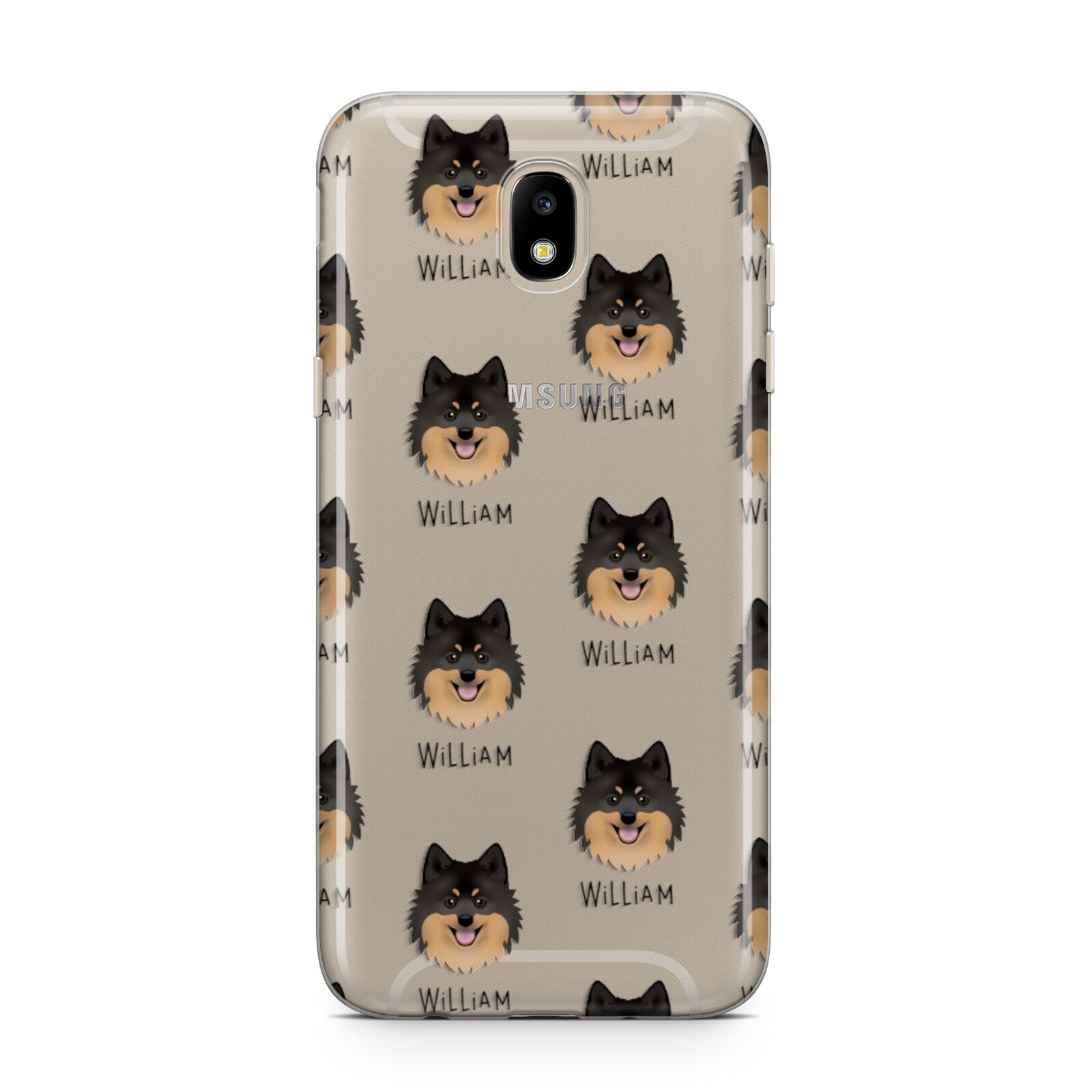 German Spitz Icon with Name Samsung J5 2017 Case