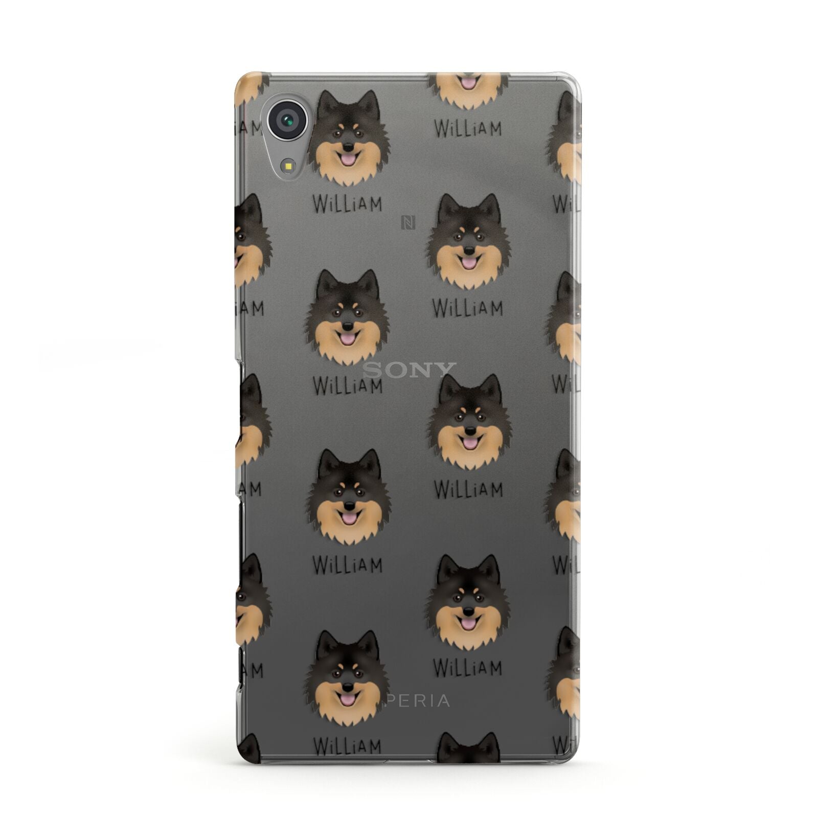 German Spitz Icon with Name Sony Xperia Case