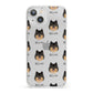 German Spitz Icon with Name iPhone 13 Clear Bumper Case