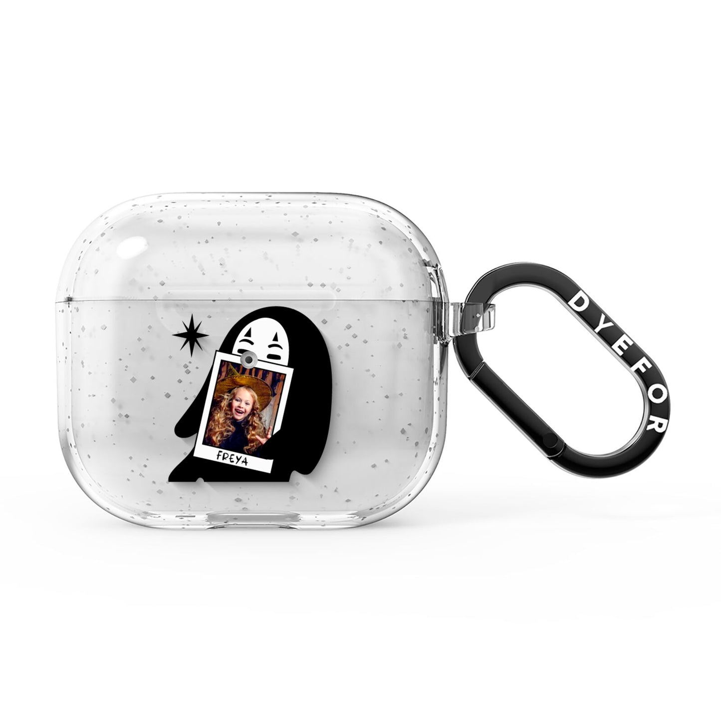 Ghostly Halloween Photo AirPods Glitter Case 3rd Gen