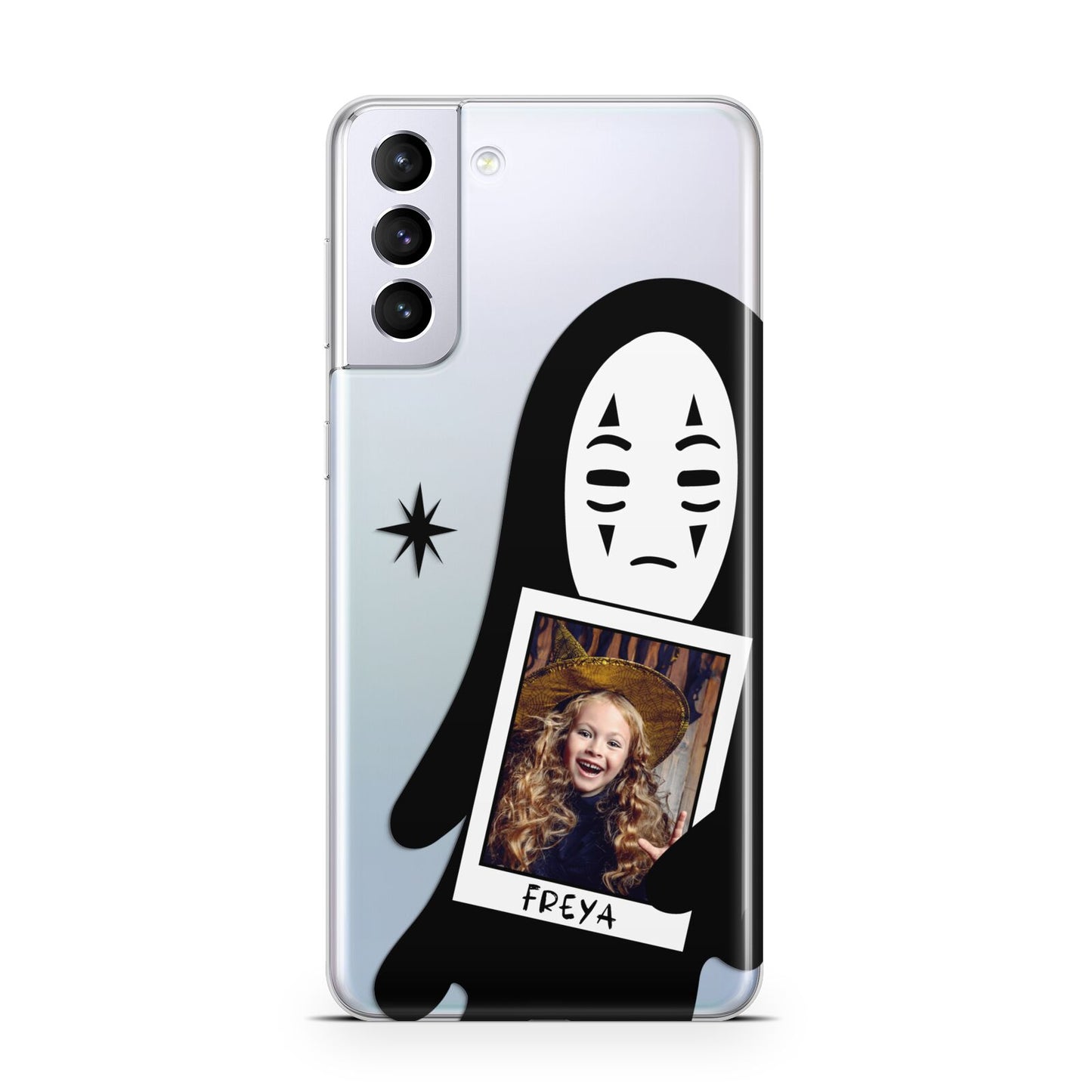 Ghostly Halloween Photo Samsung S21 Plus Case